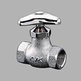 KVK B型鉄管用短胴甲止水栓 固定こま仕様 Rc1/2めねじ K24Nコテイコマシヨウ