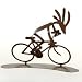 Bicycle Art : Wheelie Road Bicycle Bookends Frazzle - Gal