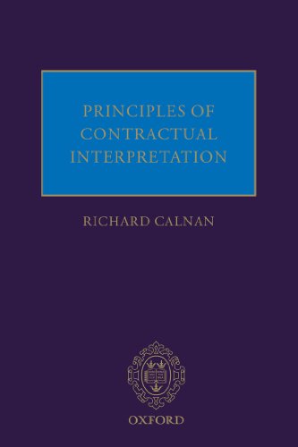 Principles of Contractual Interpretation