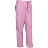 MLB New York Yankees Unisex Pink Scrub Pants (Large)