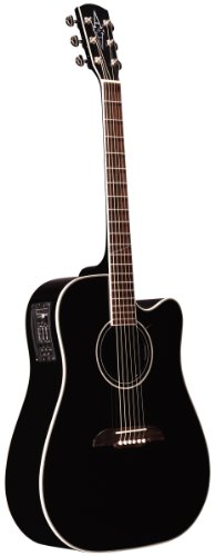 Alvarez AD4104CBK Artist Series Dreadnought Acoustic-Electric Guitar Black