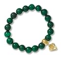 Gordon's Jewelers Simmons Green Malachite Charity Bracelet with a Rough Diamond - 7.25in