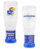 Kansas Jayhawks Crystal Pilsner Glass