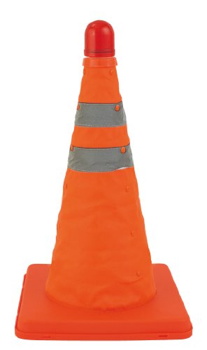 FUKADAC 伸縮式カラーコーン 高さ約44cm SD-611