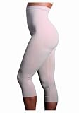 N-fini Shapewear High Rise Capri Pant Style #584 (Black or Nude) Available in SM to 4XL