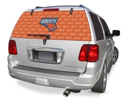 Charlotte Bobcats Rearz (24"x 66") Glass Window Tattoo - NBA Basketball