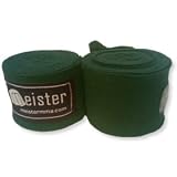 180" Elastic Cotton MMA Handwraps (Pair) - Forest Green