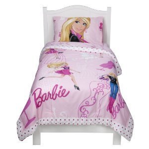 Barbie Fashion Reversible Comforter - Pink (Twin)