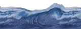 Wallpaper Border Navy Wave