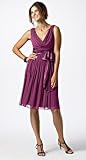 MAGGY LONDON SIDE TIE SILK CHIFFON DRESS
