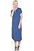 82 Days Women'S Rayon Span Short Sleeves Mid-Long Jersey Dress - Solid