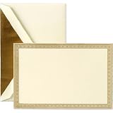 Engraved Regency Stars Correspondence Cards
