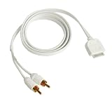 Phono Cable for Apple Media Players (Fits:iPad, iPhone 4, iPhone, iPhone 3G, iPhone 3GS, iPods Nano, iPod Touch, iPod Classic, iPod Photo)