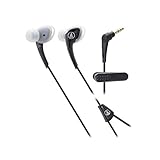 Audio-Technica ATH-SPORT2BK SonicSport In-Ear Headphones, Black