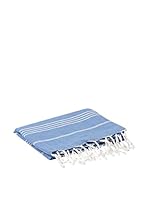 Pandora Toalla Spa&Beach Natural (Azul Claro/Blanco)