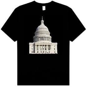 Capital Building in Washington DC Amazing 3D Design T-shirt