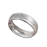 14K Men's White Gold Ivy Wedding Band