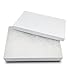 The Display Guys, Pack of 25 White 5 3/8x3 7/8x1 inches Cotton Filled Paper Jewelry Box Gift Display Case (#53)
