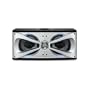 Infinity Reference 1220de Dual 12-Inch Preloaded Enclosure with Slipstream Port (Silver/Black)