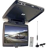 Pyle 15.4 Flip-Down Monitor And DVD Player With Wireless FM Modulator And TV Tuner
