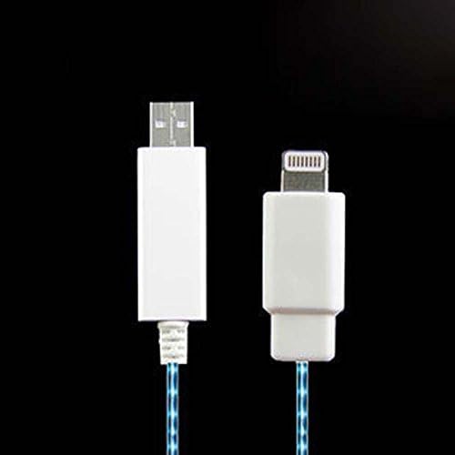 Uupower Light up Visible Current Flow Charger Sync Cable for iPhone 5S 5 5C 6 6 Plus. iPad 4 Air Mini