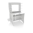 36" Multi-Pack Desk+Hutch