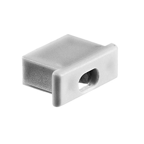ECO End Cap with Hole for MICRO-ALU Channel - KLUS 21001