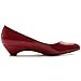 Ollio Women's Shoe Classic Low Heel Comfort Enamel Pump