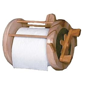 Fishing Reel Toilet Paper Holder