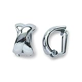 Ohrclips Silber, Oberfläche: rhodiniert