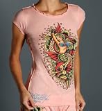 Ed Hardy Inside out Mermaid Tee (3014-sim)