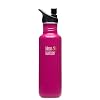 Klean Kanteen 27 -Ounce Classic Sport Cap 2.0 Stainless Steel Water Bottle, Active Pink