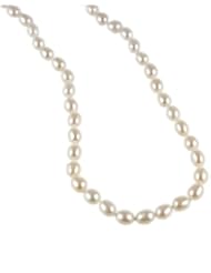 Small White Rice Pearl Necklace