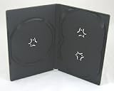 DVD Hülle für 3 CDs/DVDs, schwarz, 14mm / Standard-Rückenbreite: 14mm