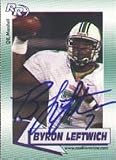 Byron Leftwich, Marshall Thundering Herd - Jacksonville Jaguars Autographed Card