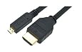 PTC 6 ft Premium GOLD Series Micro HDMI to HDMI Cable for HTC EVO 4G, Motorola Droid X and other portable devices with Micro HDMI