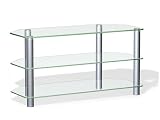 Icon - Premium Glass Stand For LCD & Plasma TV - Up to 50" - White
