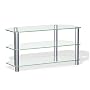 Icon - Premium Glass Stand For LCD & Plasma TV - Up to 50" - White