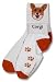 Welsh Corgi Roll Down Sock