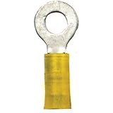 Ancor Marine Grade Electrical Nylon Insulated Double Crimp Funnel Entry Ring Terminals with Insulation Grip