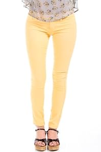 Cello Jeans Non-Riveted Jeans in Corn Yellow