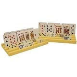 NEW Set of 2 Dominoe Racks/Playing Card Holders