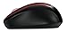 Microsoft Wireless Mobile Mouse 3000 メタリック レッド  6BA-00018