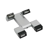 4-Port Slim & Fold-Flat High Speed USB Hub