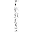 Handcrafted Chain Dangle Star Belly Ring