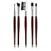 Lancome Makeup Brush Set - Red 5 Piece Brush Set