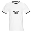 Art Punk Rocks Music Ringer T by CafePress
