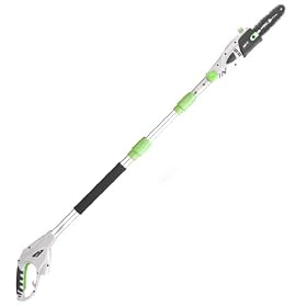 Earthwise PS40008 8-Inch 6 Amp Electric Telescopic Pole Saw With 3-Position Head And... by Earthwise