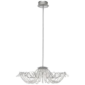 Crystal Rain 36 Wide Pendant Chandelier by Vienna Full Spectrum
