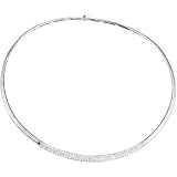 14K Diamond Omega Necklace - 3.00 Ct.